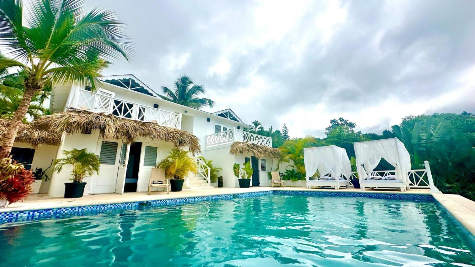 Villa Blanca Chambre D'Hotes Vue Sur Mer Las Terrenas Exterior foto